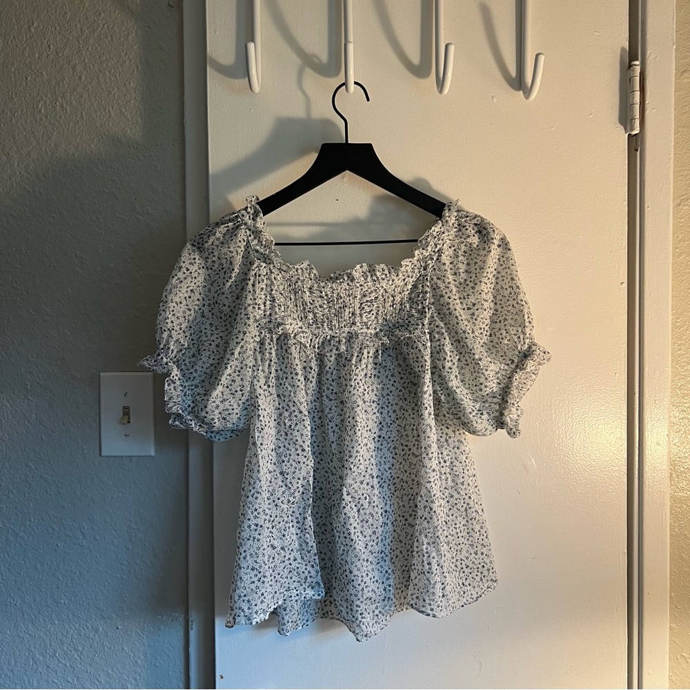 Doen Frances blue floral